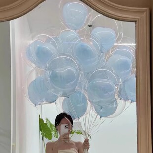 马卡龙加厚乳胶婚房布置气球婚礼 生日派对气氛紫白红气球套装