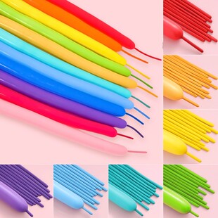 加厚260长条气球儿童无毒马卡龙乳胶造型花魔术生日场景布置装饰