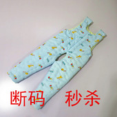 儿童棉花棉袄内胆中大童纯棉手工棉衣棉裤 宝宝纯棉加厚背带棉裤