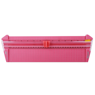 可得优滑动裁纸刀滚动切纸机a4纸修剪器滚轮式小型手动多功能照相片切割修边儿童手工diy安全切纸刀