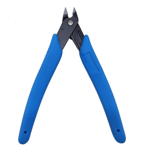 财友凭证铆管钳子柳管剪钳器装订机专用剪刀热熔管铆管夹除管拆剪刀拆尼龙管打孔机小钳子配件批发工具