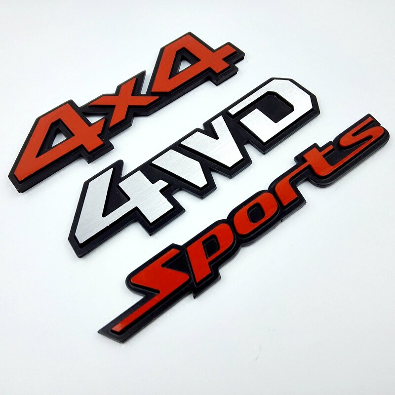 吉普越野车贴4X4车标 4WD车贴 sports金属贴 指挥官 牧马人