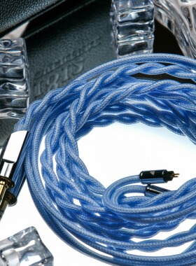 鞋带冰凤凰耳机升级线舞台耳返0.78 mmcx ie600 ie900 水月雨乐园