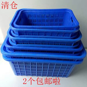 特大号长方形加厚塑料筐篮子周转整理筐玩具杂物服装收纳筐洗菜筐