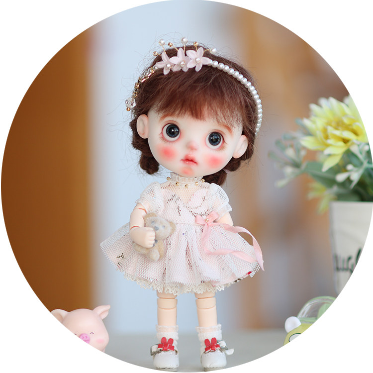 ob11尺寸娃衣新品仙女纱裙“游园会 套装衣服粘土人小魔女春夏