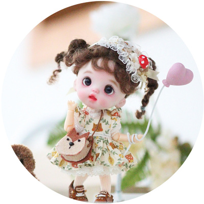 ob11娃衣gsc套装松鼠包包