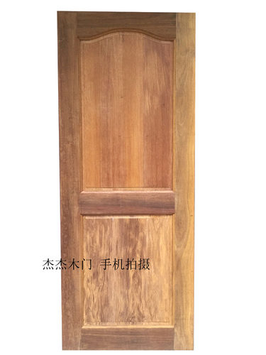 实木白胚门进口印尼菠萝格原木门