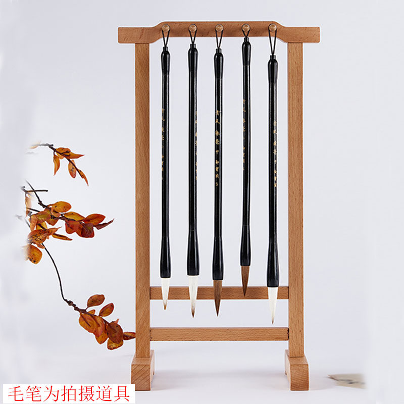 木笔架鸡翅木竹节14挂图片