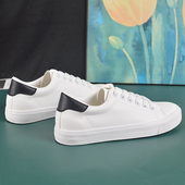 平底小白鞋 低帮板鞋 女秋季 2025新款 薄款 透气情侣鞋 男白鞋