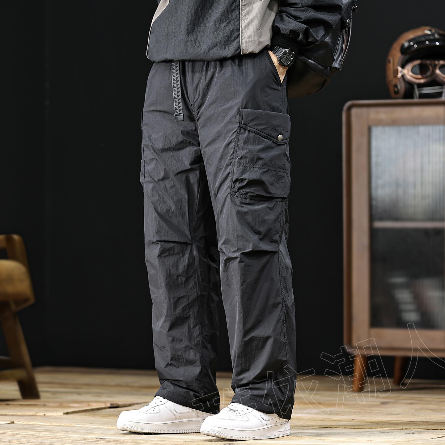 羽绒裤男冬季2025新款东北零下收脚直筒大码男士工装防风防水滑雪