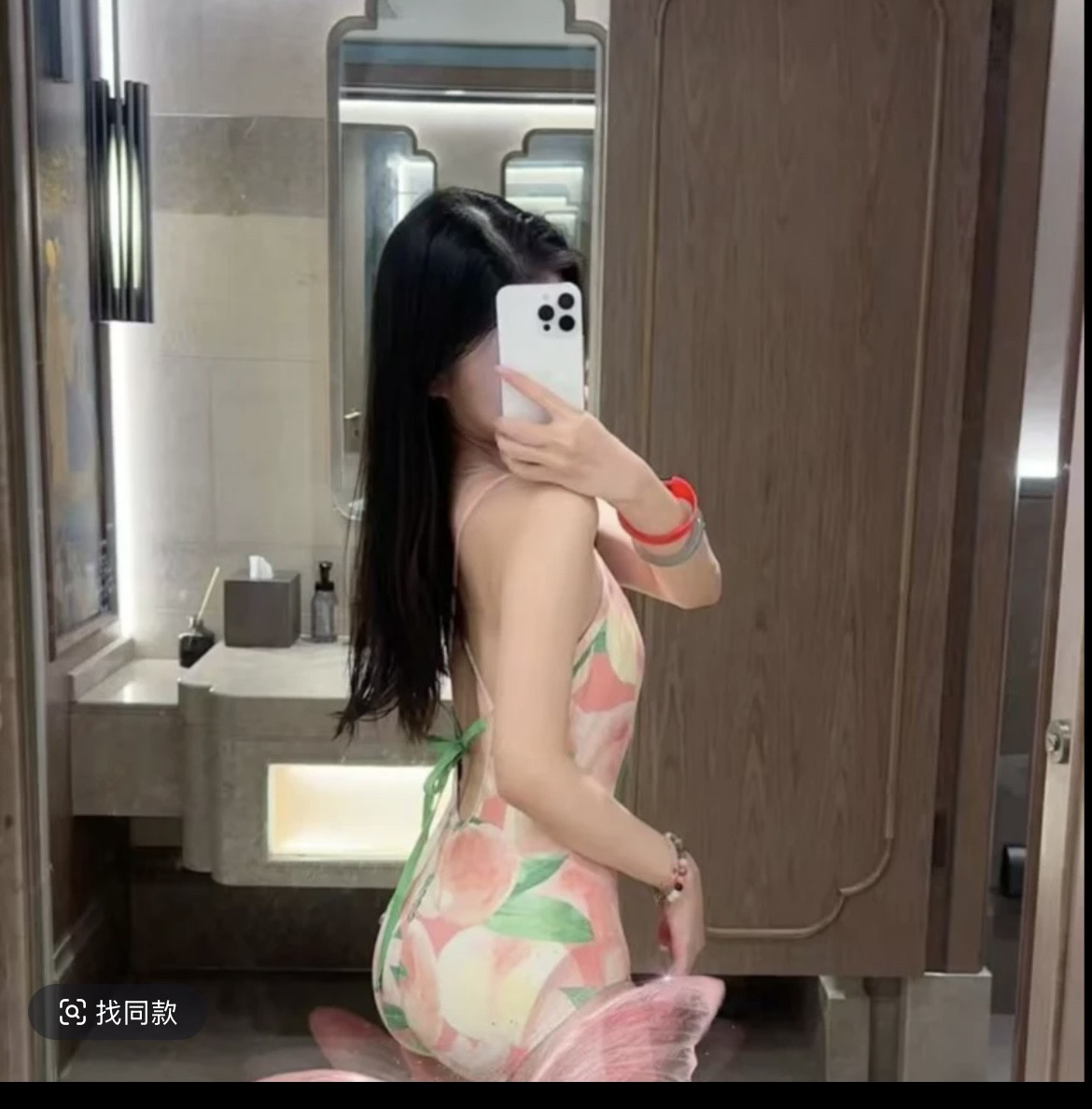 蜜桃可爱泳衣性感遮肚显瘦桃子专业连体游泳衣