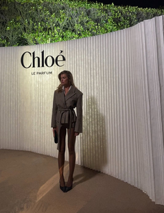 瑞典购!博主同款格纹oversize宽松绑带西装外套短裤套装