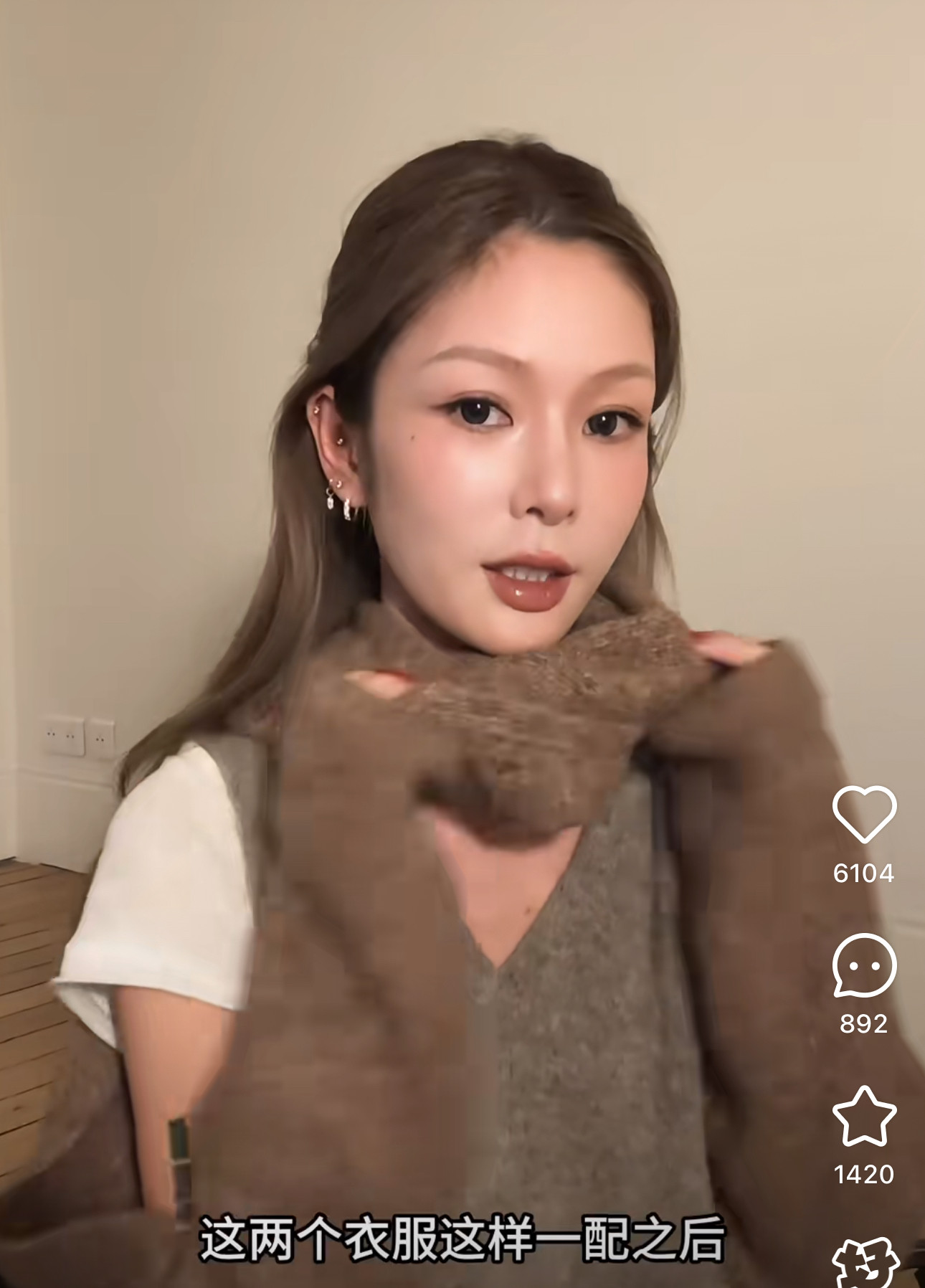 美国购买博主同款袖子围巾 shrug scarfloft