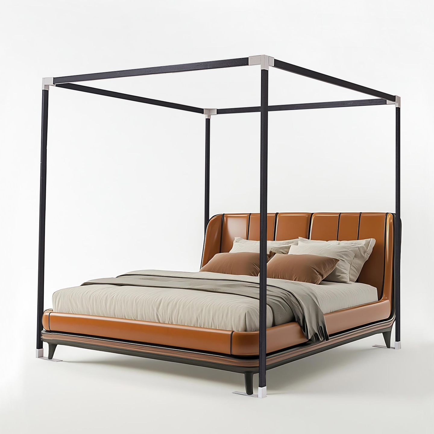 2025新款加厚加厚实木蚊帐支架