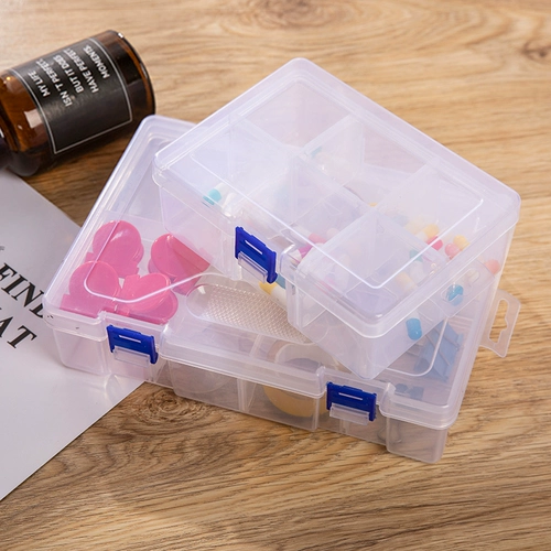 Домохозяйная коробка пластиковая коробка для хранения винта с примером образец сетка сетка для патча