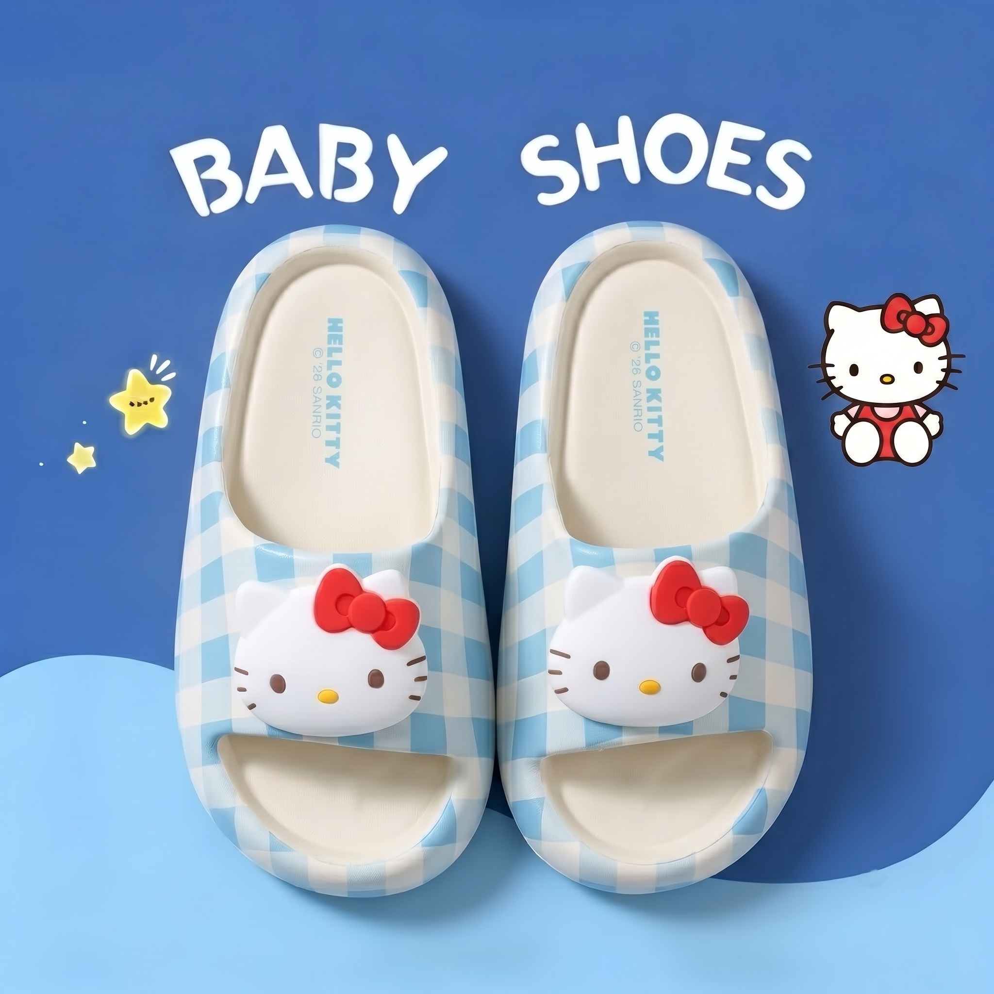 利达妮hellokitty儿童拖鞋女童夏季室内家居家防滑亲子凉拖鞋女孩