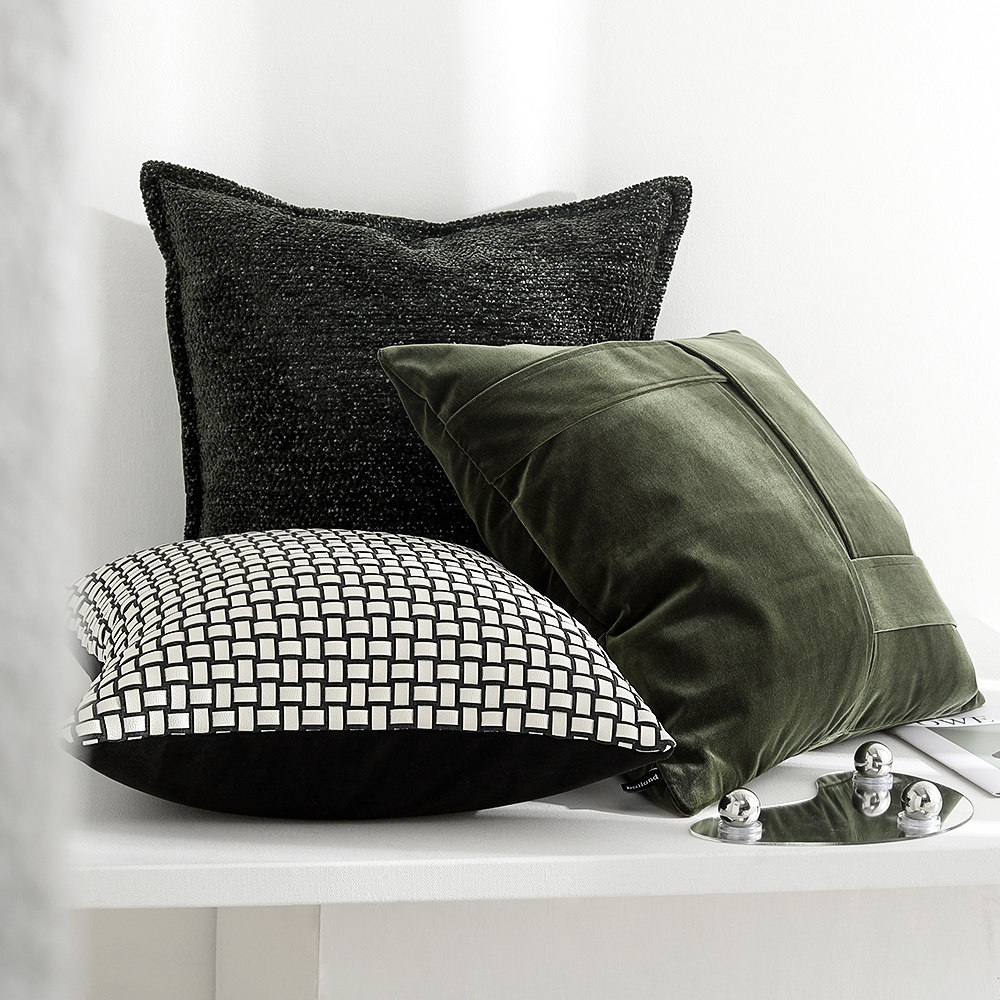 bailand简约现代橄榄绿样板间客厅沙发抱枕靠垫飘窗软装床头腰枕,居家布艺,靠垫/抱枕,淘宝优惠券,粉丝福利购,淘宝优惠卷