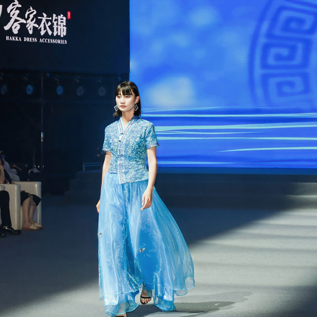 原创设计客家服饰晚装连衣裙改良客家服长裙私人量身定制高定