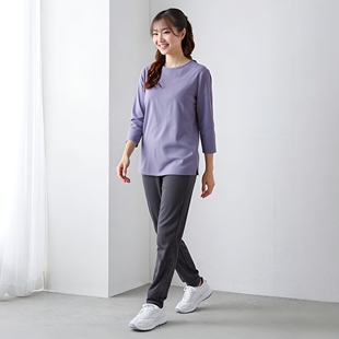 高弹速干 瑜伽运动跑步T恤女款 修身 遮臀七分袖 中长款 25ss春夏