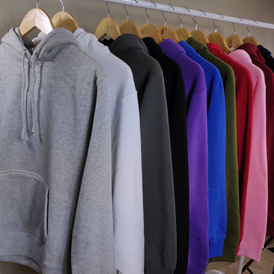 Printace街舞空白套头卫衣男女加厚加绒宽松印花刺绣工作服600克