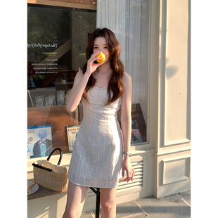 温柔显瘦碎花裙蕾丝吊带短裙春 韩系高智法式 Even一雯 春日灵感