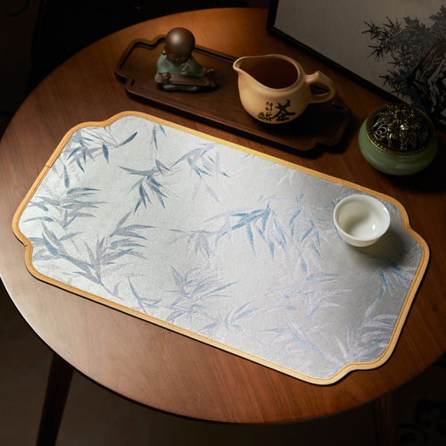 新中式茶席垫子茶桌布定制餐垫