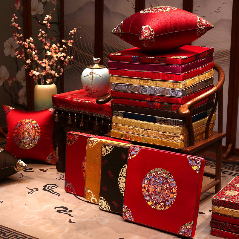 红木沙发坐垫老中式四季通用乳胶椰棕古典茶椅垫家用定制防滑餐椅,居家布艺,椅垫,淘宝优惠券,粉丝福利购,淘宝优惠卷