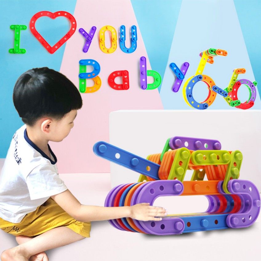 早教幼儿园益智桌面玩具塑料拼插