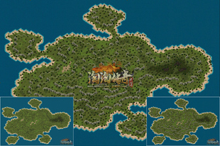 传奇地图素材 2张大型副本 复古独立真地砖 无缝封边