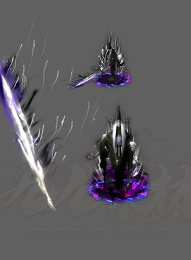 传奇剑甲素材 尼罗鬼刹 冥剑暗黑系列 男衣服武器套 高清PNG格式