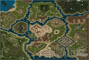 传奇大型城镇地图素材 新玛法/新大陆 整合版 独立地砖地图 UZ065