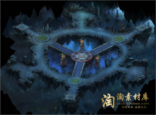 传奇地图素材 副本活动 高清独立地砖 游戏地图原图原画- HD136