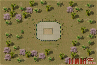 传奇地砖地图素材 单擂台 对战活动 无补丁地图 无缝封边 HD157