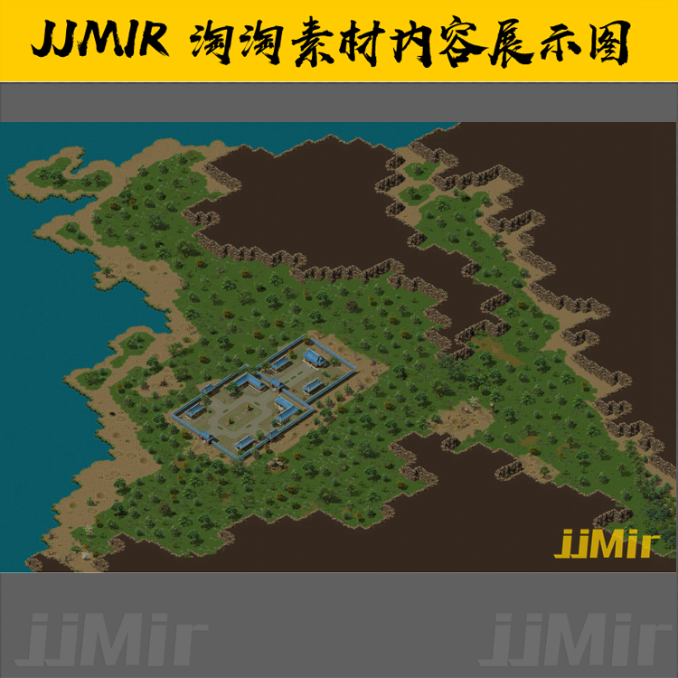 传奇地图素材 传战系列 重置版一 白日门 高清动态独立地砖