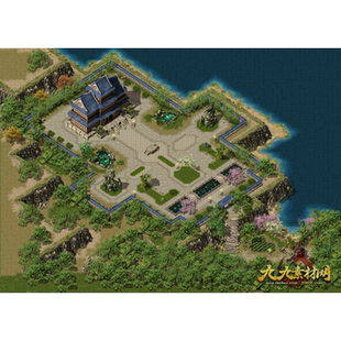 传奇地图素材 城镇系列 庄园 复古动态独立地砖 无缝封边