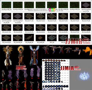 传奇韩服新地图 昆仑谷 三清道馆 几十张高清独立套图 配全套怪物