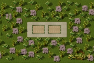 传奇地图素材 PK决斗 双擂台地图 复古独立真地砖 HD016-6