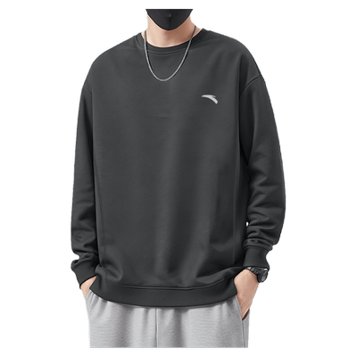 安踏卫衣男士官方旗舰店跑步圆领