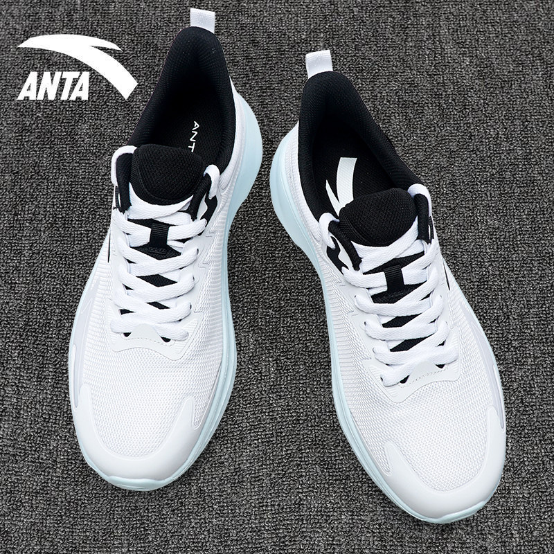 安踏男鞋运动鞋2026春季新款轻便透气软底跑步鞋子减震防滑跑鞋男