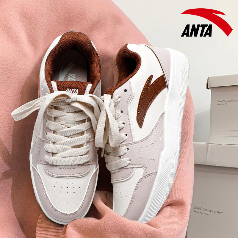 安踏板鞋女鞋路冲2025冬季新款时尚百搭小白鞋轻便减震休闲运动鞋,运动鞋new,板鞋,淘宝优惠券,粉丝福利购,淘宝优惠卷