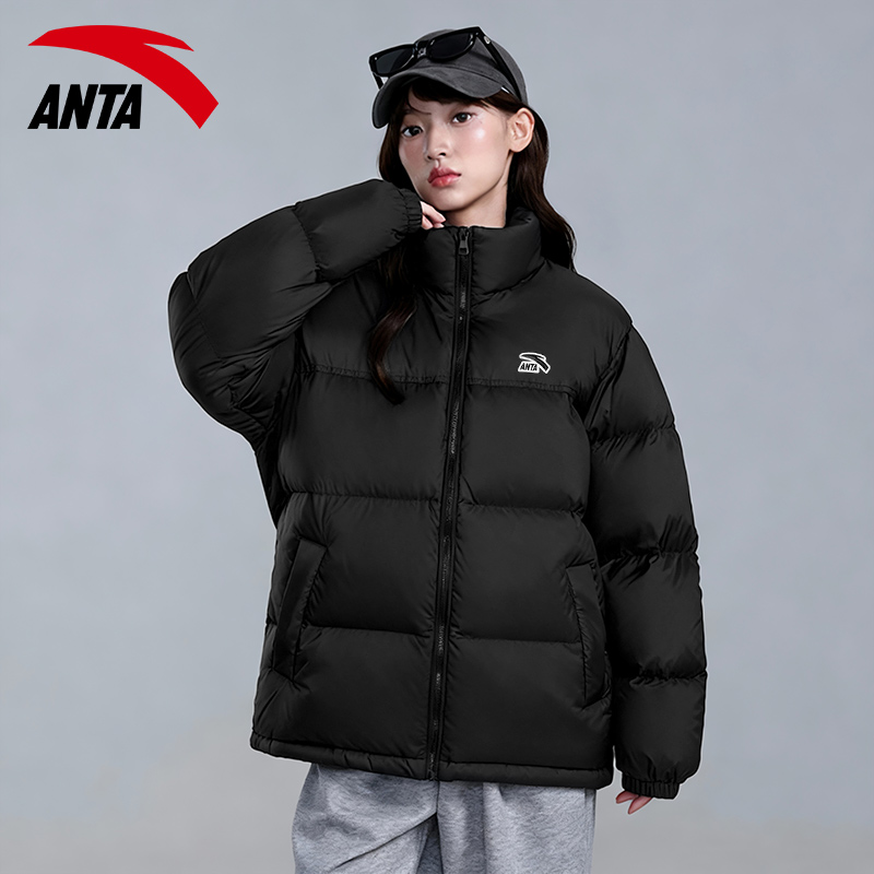 安踏官方旗舰店羽绒服女款保暖