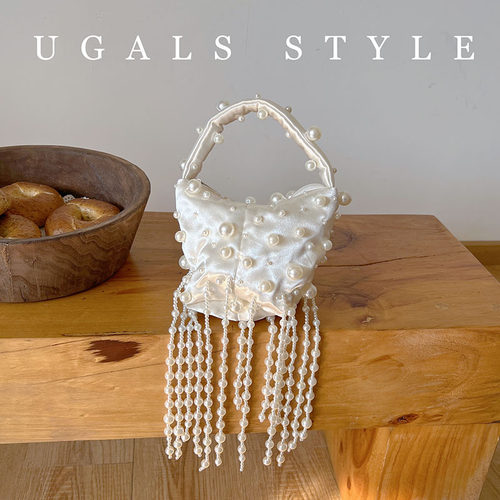 UGALS水桶包宴会手工编织流苏