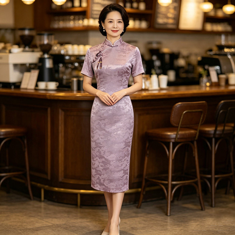 丈母娘婚礼服装日常可穿旗袍