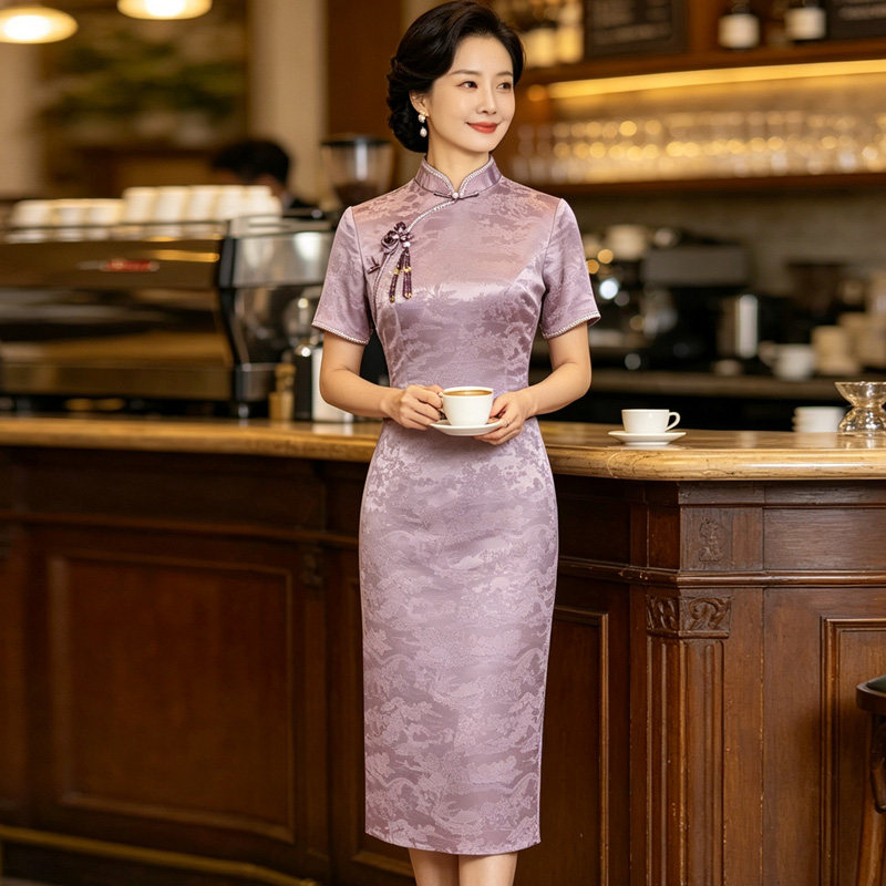 丈母娘婚礼服装日常可穿旗袍