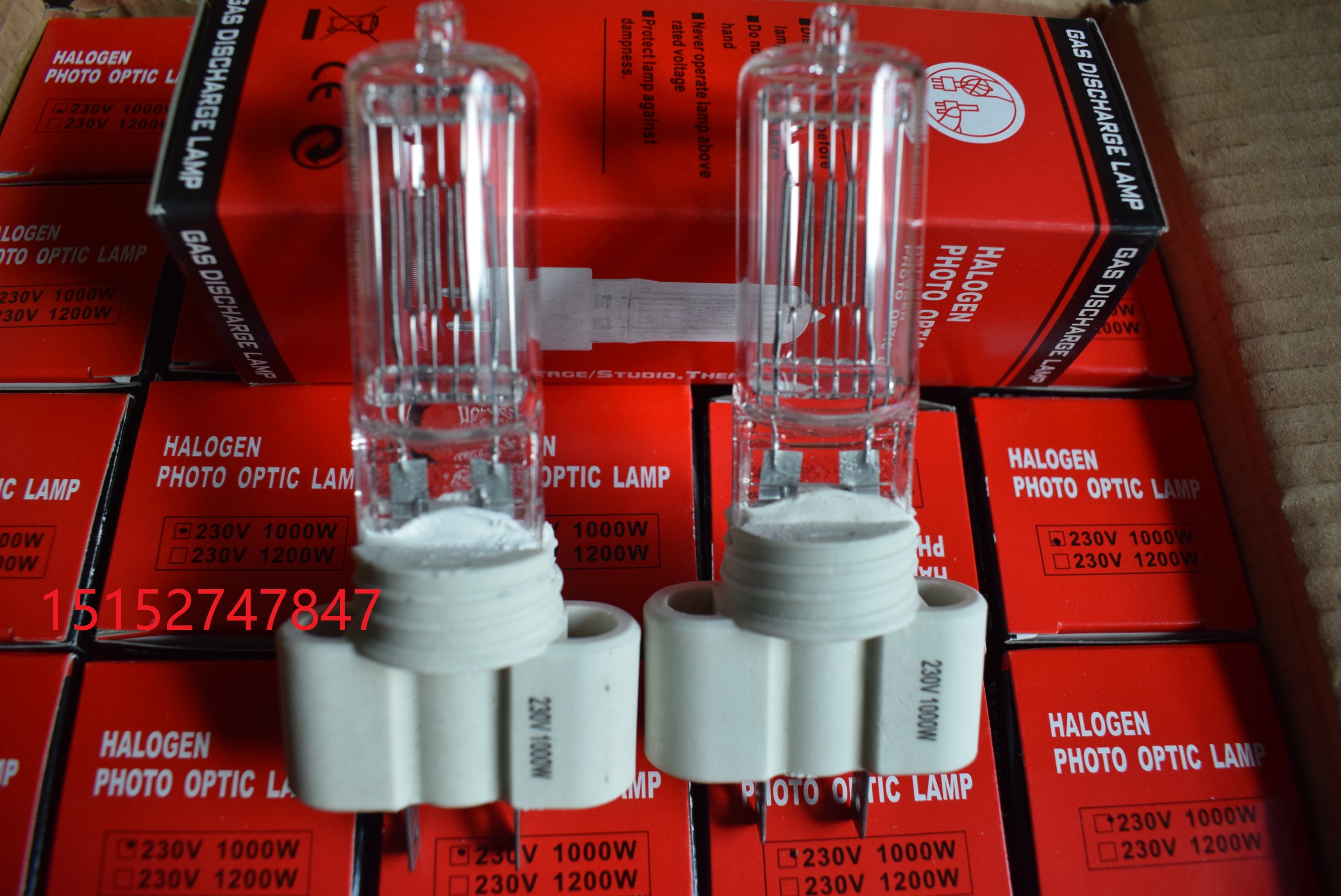 舞台灯泡 P641000W半封闭灯泡 CP60 CP61 CP62面光灯泡 替换灯芯