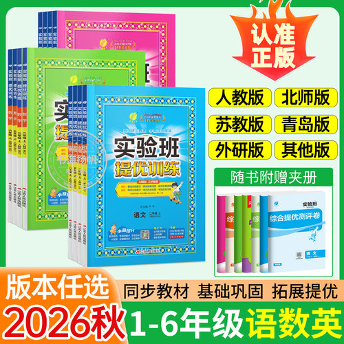 2026实验班提优训练语数英