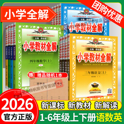2026薛金星小学教材全解人教版