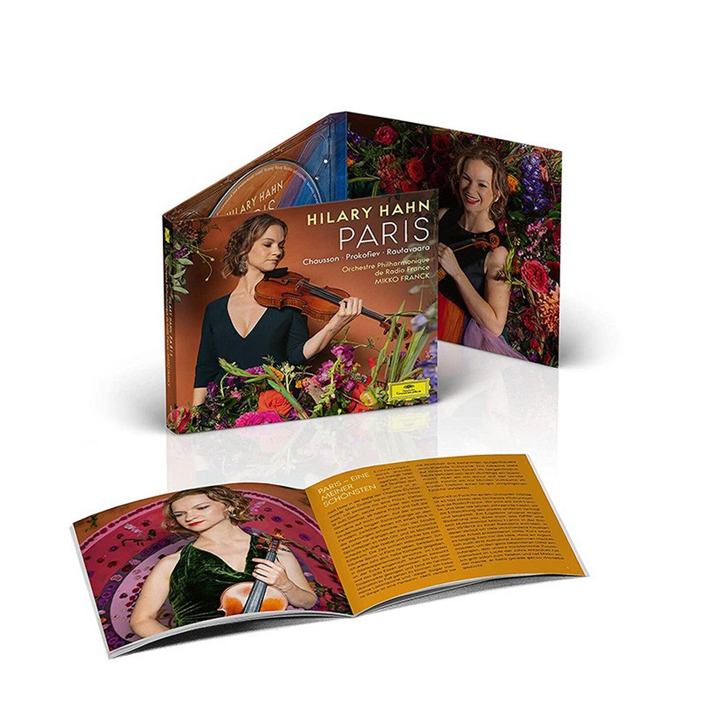 正版进口 HILARY HAHN 希拉里哈恩 PARIS 巴黎之旅 小提琴专辑 CD