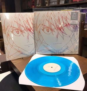 现货 宇多田光 One Last Kiss EVA新世纪福音战士 蓝胶LP黑胶唱片