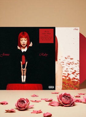 正版JENNIE金智妮专辑Ruby正规1限量彩胶LP黑胶唱片透明红胶